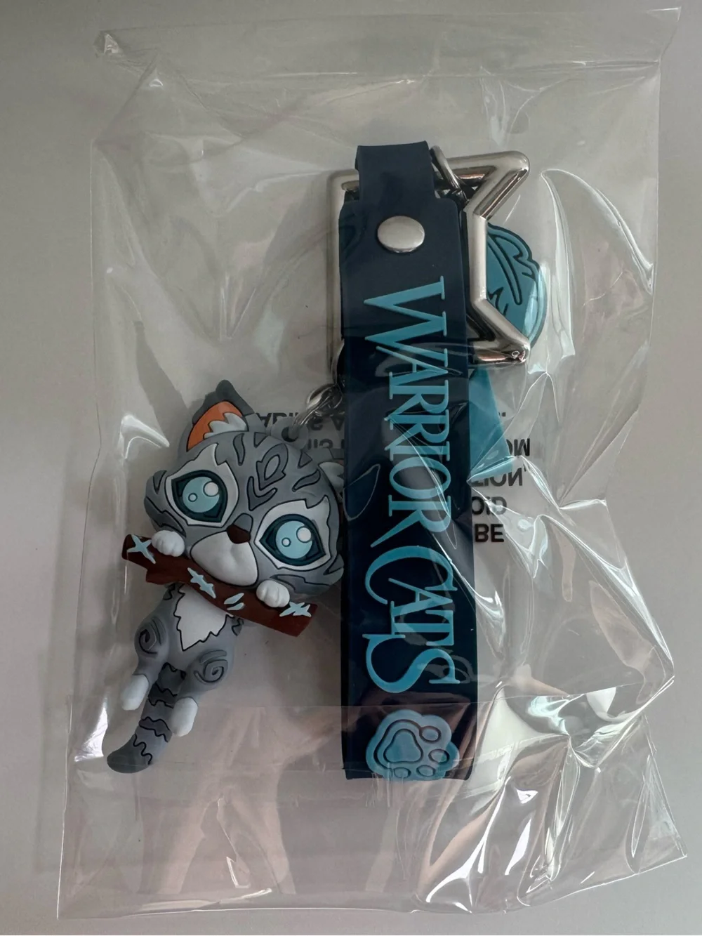 Warrior Cats Series One Mystery Charms Keychain - Jayfeather NEW OPEN BOX